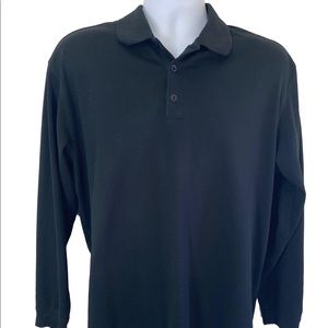 Nike Golf Tour Dri Fit Long Sleeve Polo Large